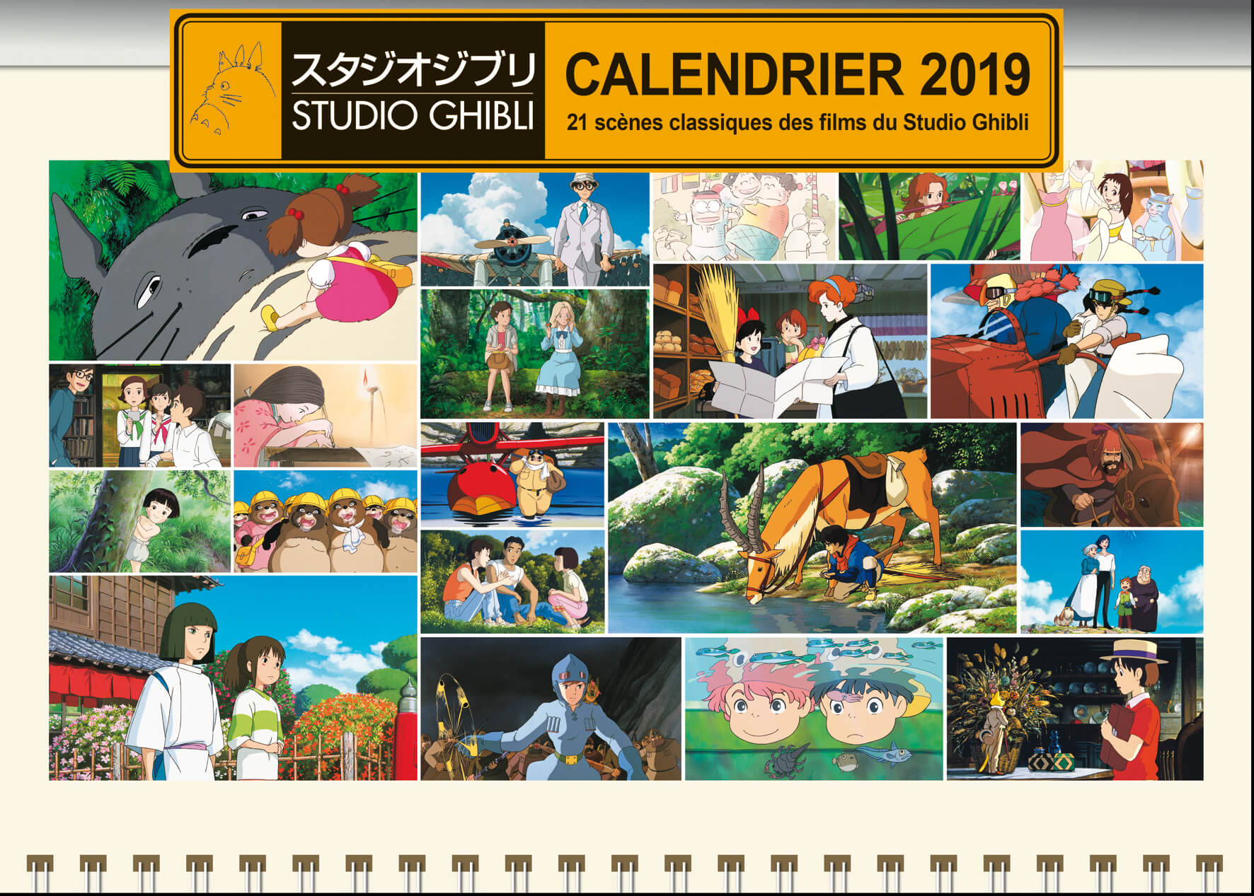 MON VOISIN TOTORO - CALENDRIER 2024 (FRANÇAIS)