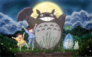 totoro fond d'ecran