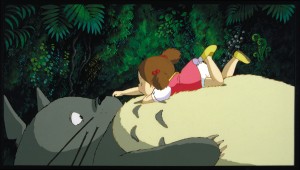 mei sur grand totoro