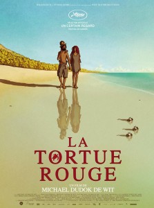 affiche - poster la tortue rouge