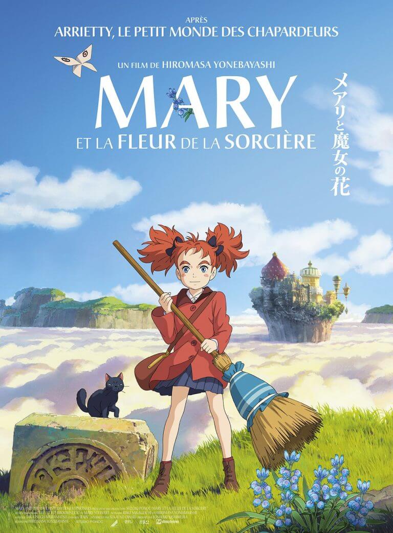 M Pâte Et La Princesse œuf Affiche française du film Mary et la fleur de la sorcière | Studio