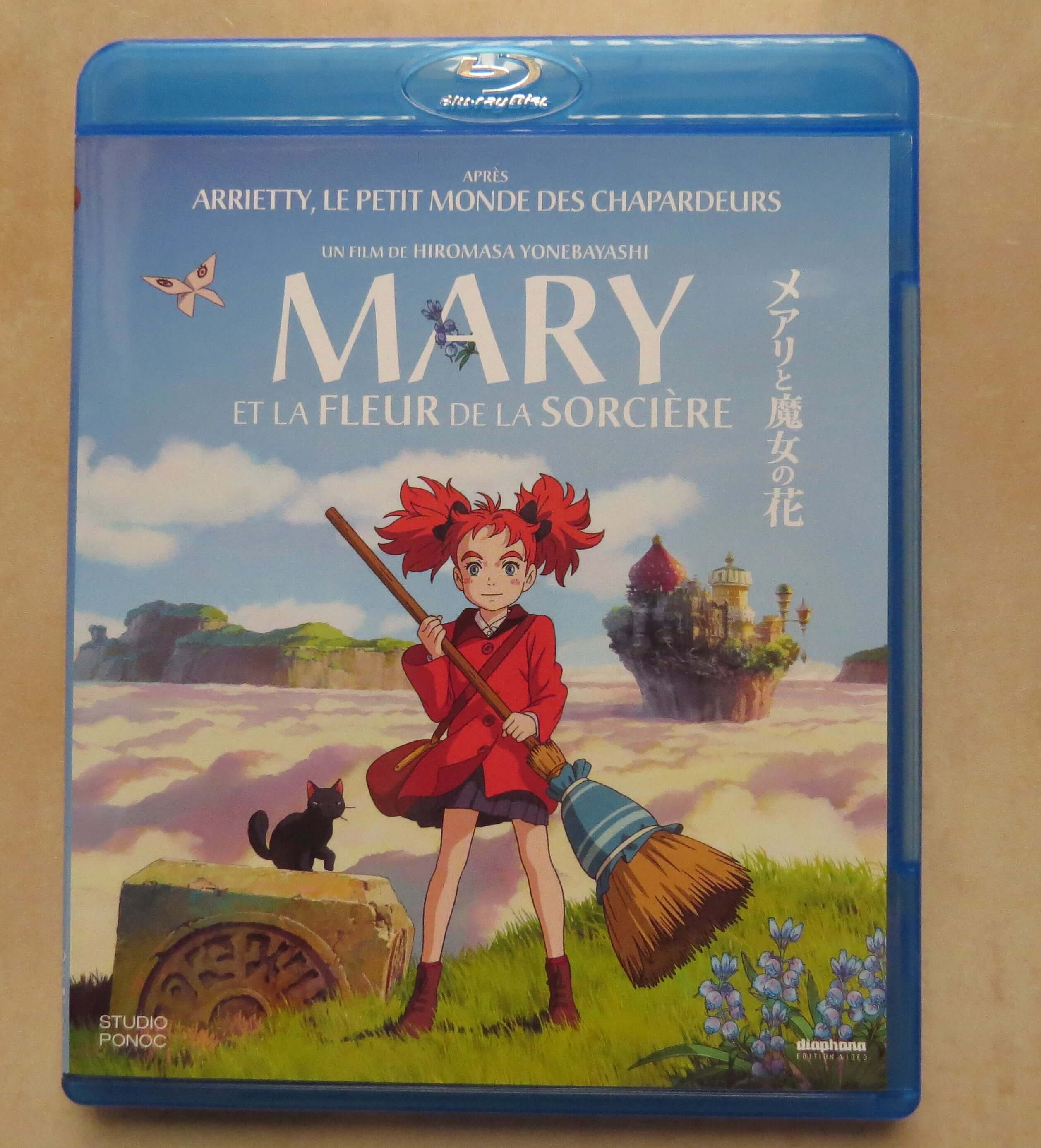 M Pâte Et La Princesse œuf packaging blu-ray Mary et la fleur de la sorcière front – Studio Ghibli