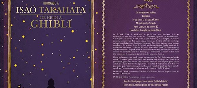Le livre Hommage à Isao Takahata sortira chez Ynnis Edition le 3 avril Le livre Hommage à Isao Takahata sortira chez Ynnis Edition le 3 avril