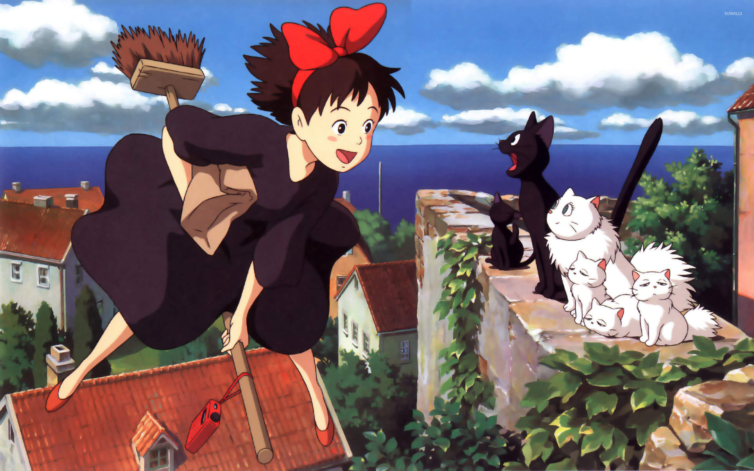 Carnet Feutrine Jiji - Kiki la petite sorcière - STUDIO GHIBLI