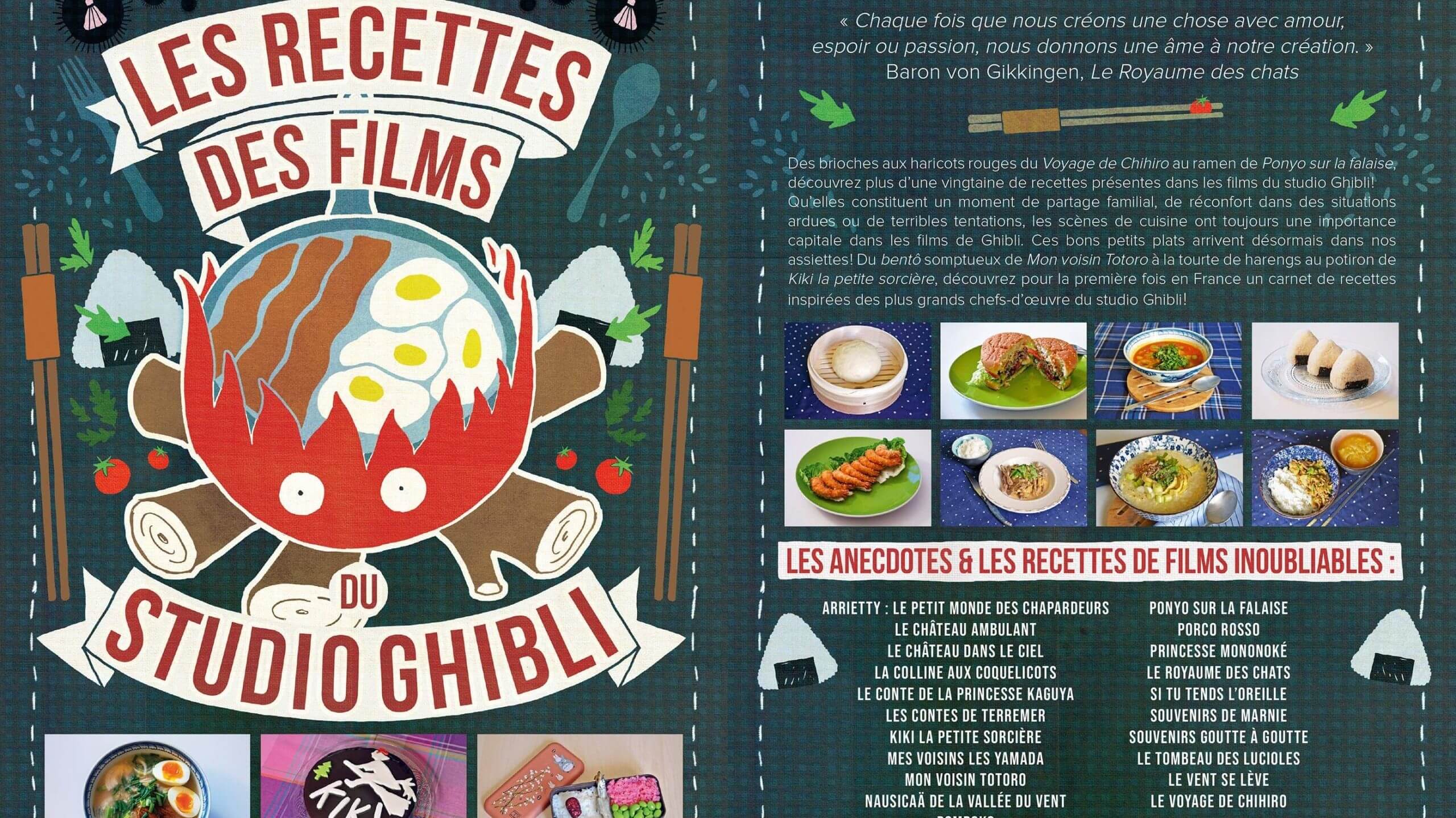 La cuisine dans Ghibli