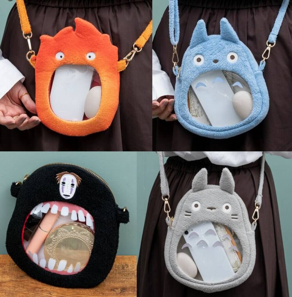 sacs ghibli totoro calcifer sansvisage