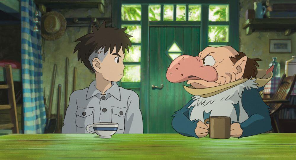 Le garçon et le héron kimitachi Ghibli