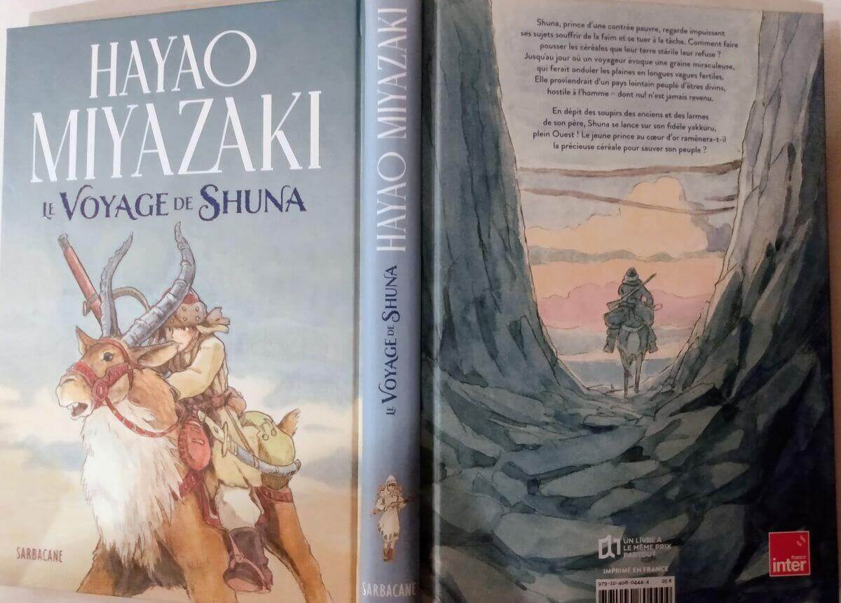 voyage de shuna Hayao Miyazaki livre français