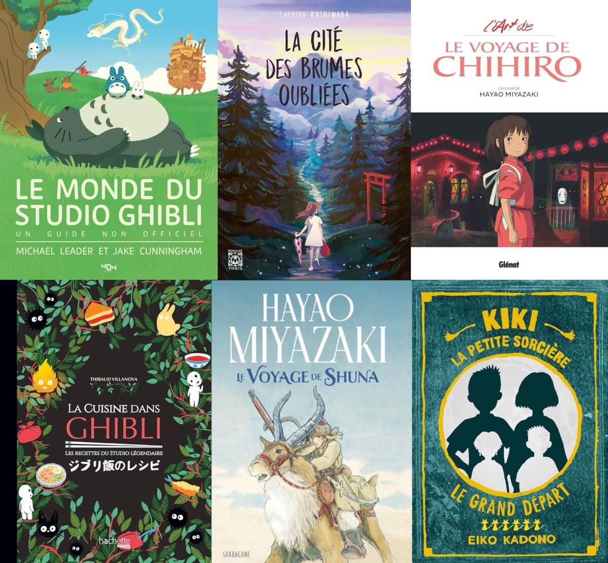 Tous les livres de Hayao Miyazaki