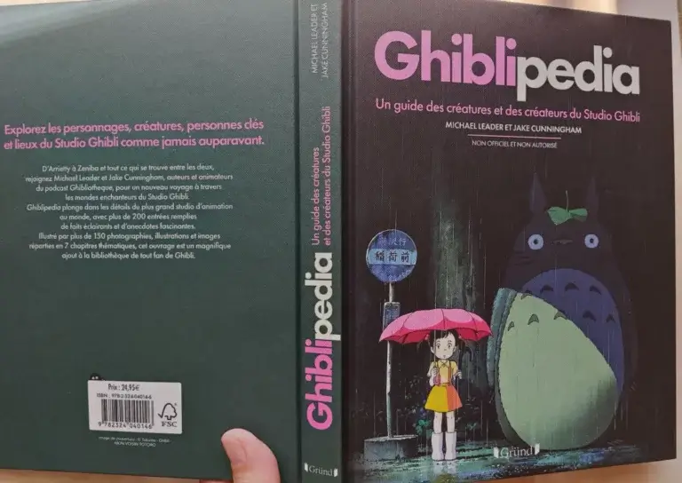 Ghiblipédia : mon avis sur le guide des films, personnages et secrets du Studio Ghibli